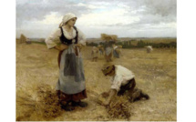 Les Glaneurs : Peinture de Georges Laugée