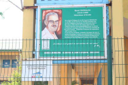 L'École René Manglou à Quartier-Français L'École René Manglou à Quartier-Français