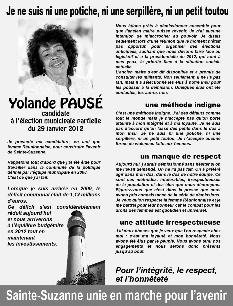 Ni potiche, ni serpillère, ni toutou… Ni potiche, ni serpillère, ni toutou…