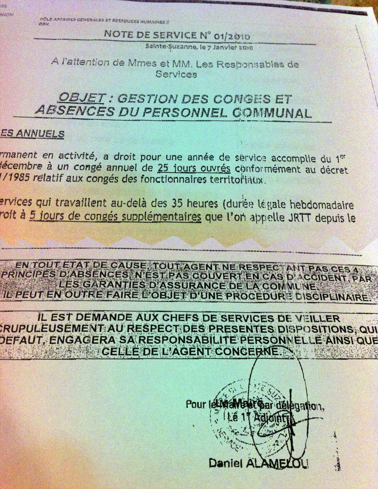 Sainte-Suzanne indignée Sainte-Suzanne indignée