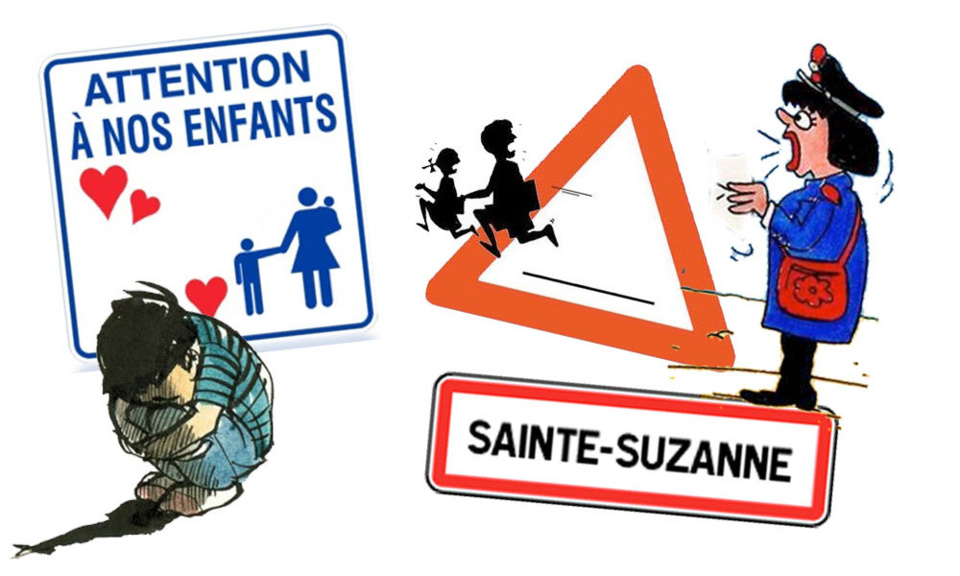 A Sainte Suzanne: nos enfants en danger