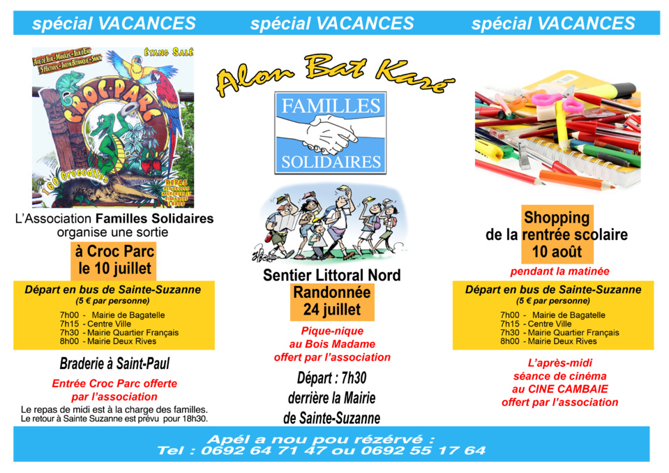Les vacances avec Familles Solidaires Les vacances avec Familles Solidaires
