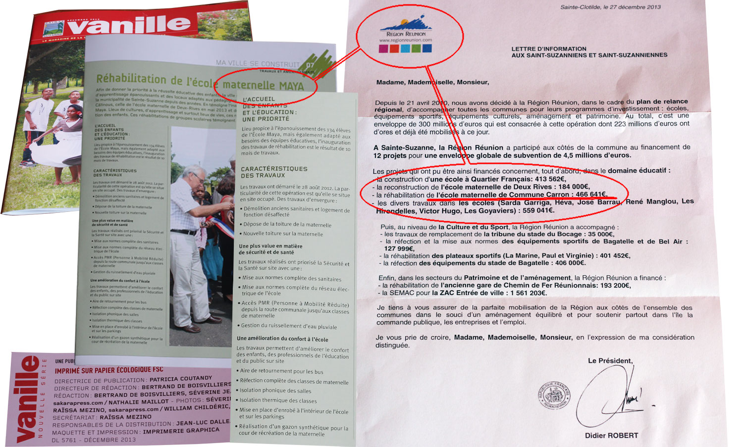 Maurice Gironcel, en fin de carrière, occulte la réalité sur les travaux réalisés à Sainte-Suzanne