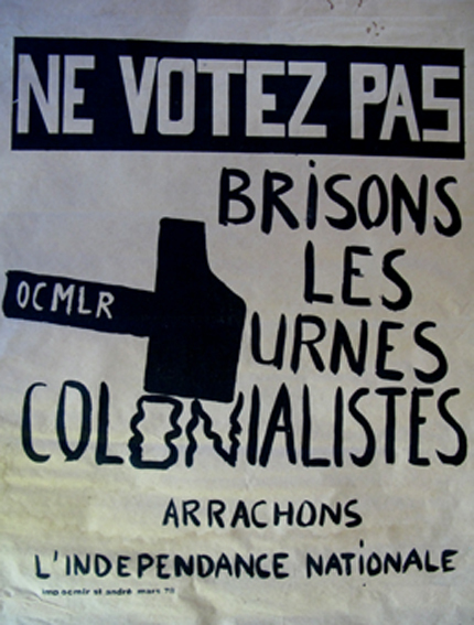 Le vote, selon la démocratie "COCOE"tière
