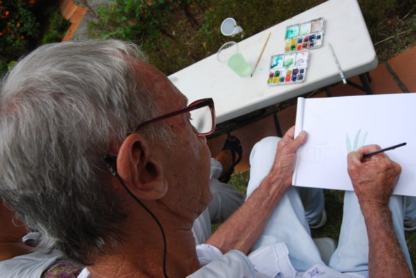 Inauguration panneaux Rando croquis Inauguration panneaux Rando croquis