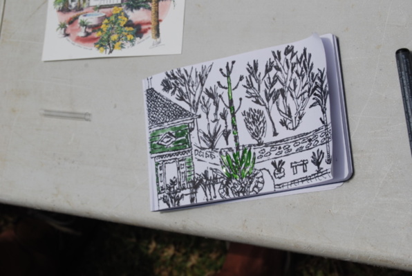 Inauguration panneaux Rando croquis Inauguration panneaux Rando croquis