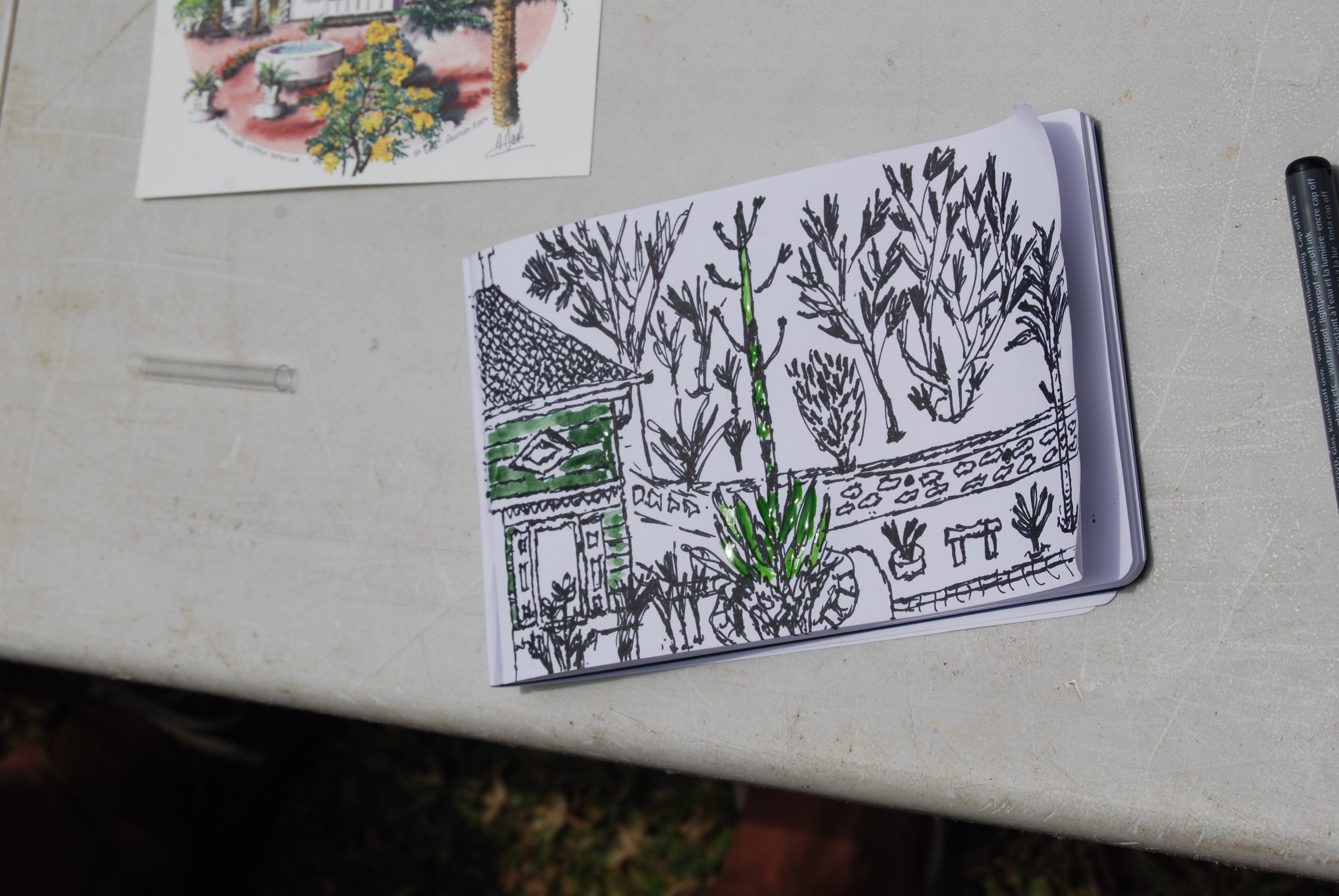 Inauguration panneaux Rando croquis Inauguration panneaux Rando croquis