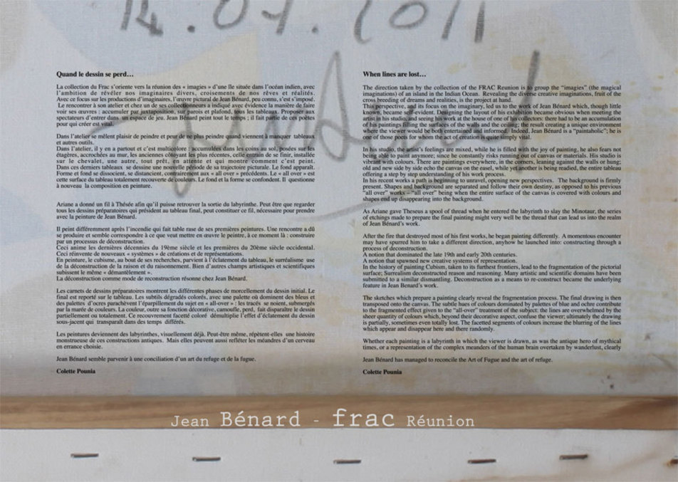 Jean Bénard - Frac Réunion - Catalogue