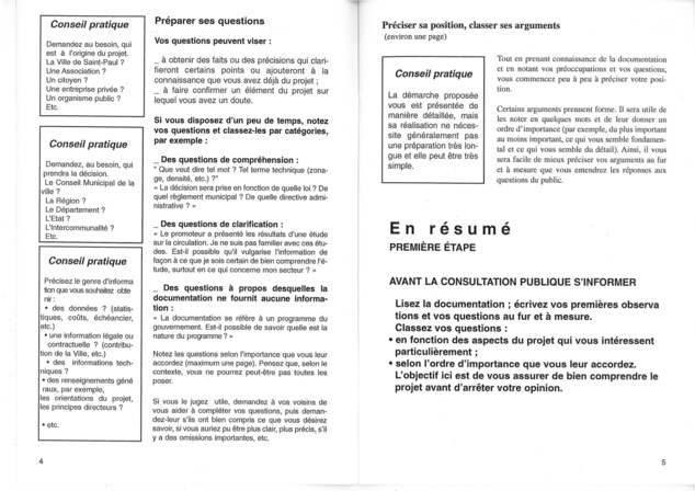 La Participation, une expérience Saint Pauloise .  T4