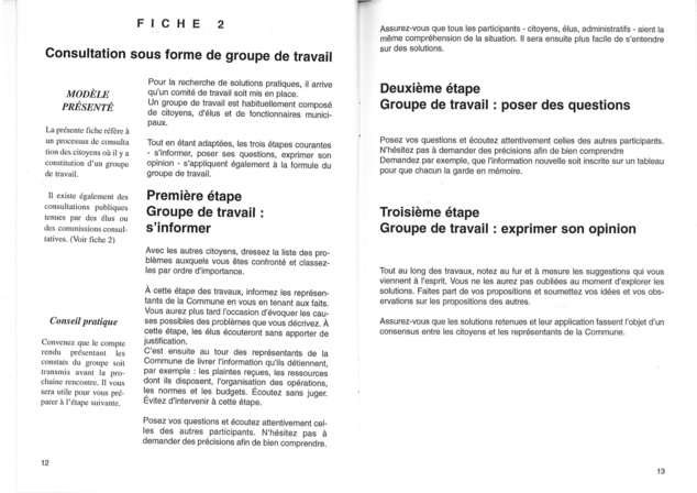 La Participation, une expérience Saint Pauloise .  T4