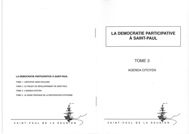 La Participation, une expérience Saint Pauloise .  T3