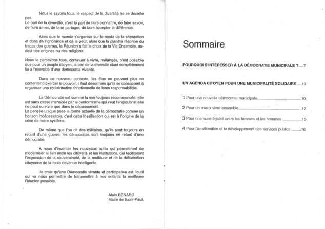 La Participation, une expérience Saint Pauloise .  T3