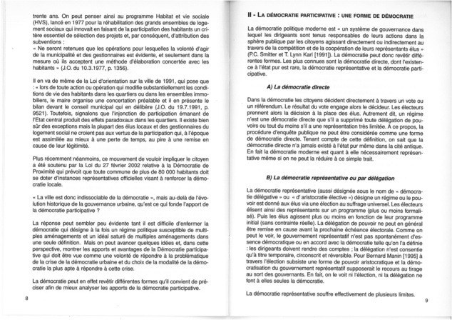 La Participation, une expérience Saint Pauloise .  T1
