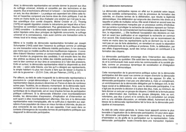 La Participation, une expérience Saint Pauloise .  T1