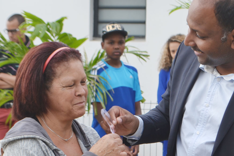 Remise des clefs des logements sociaux de l'opération "Le Cap - La Chaloupe" Remise des clefs des logements sociaux de l'opération "Le Cap - La Chaloupe"
