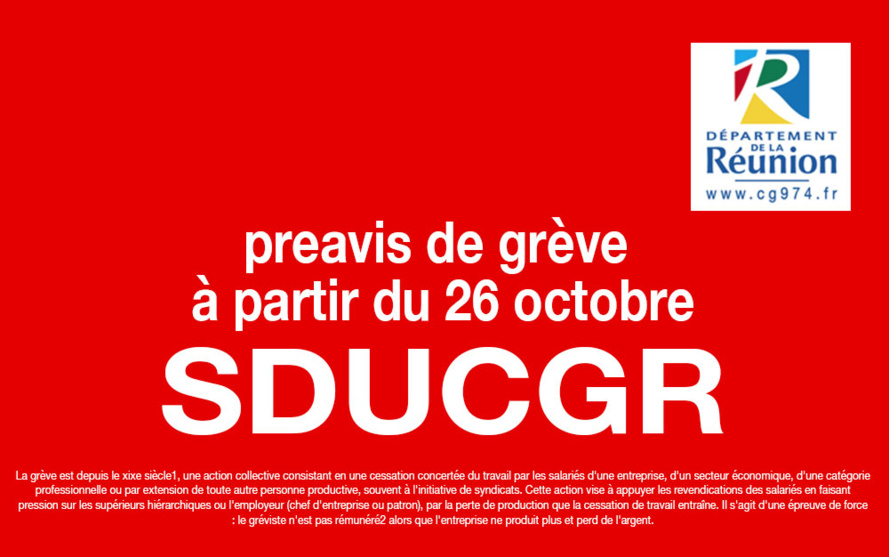 ​Communiqué du SDUCGR