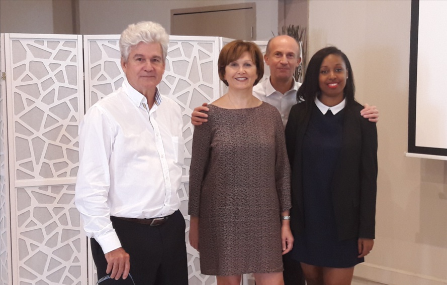 De gauche à droite: Jacques de Virginy, Christèle Eon, Henri-Bernard Bedouin De gauche à droite: Jacques de Virginy, Christèle Eon, Henri-Bernard Bedouin