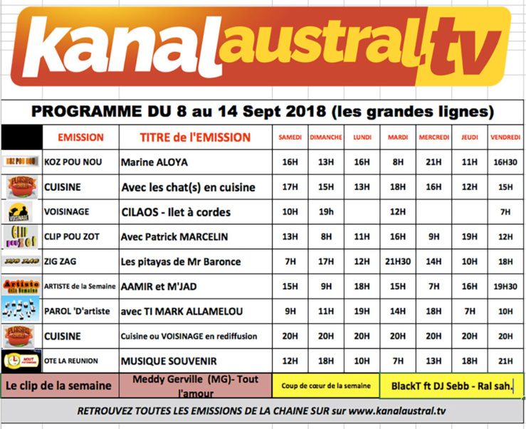 À LA TÉLÉ À LA TÉLÉ