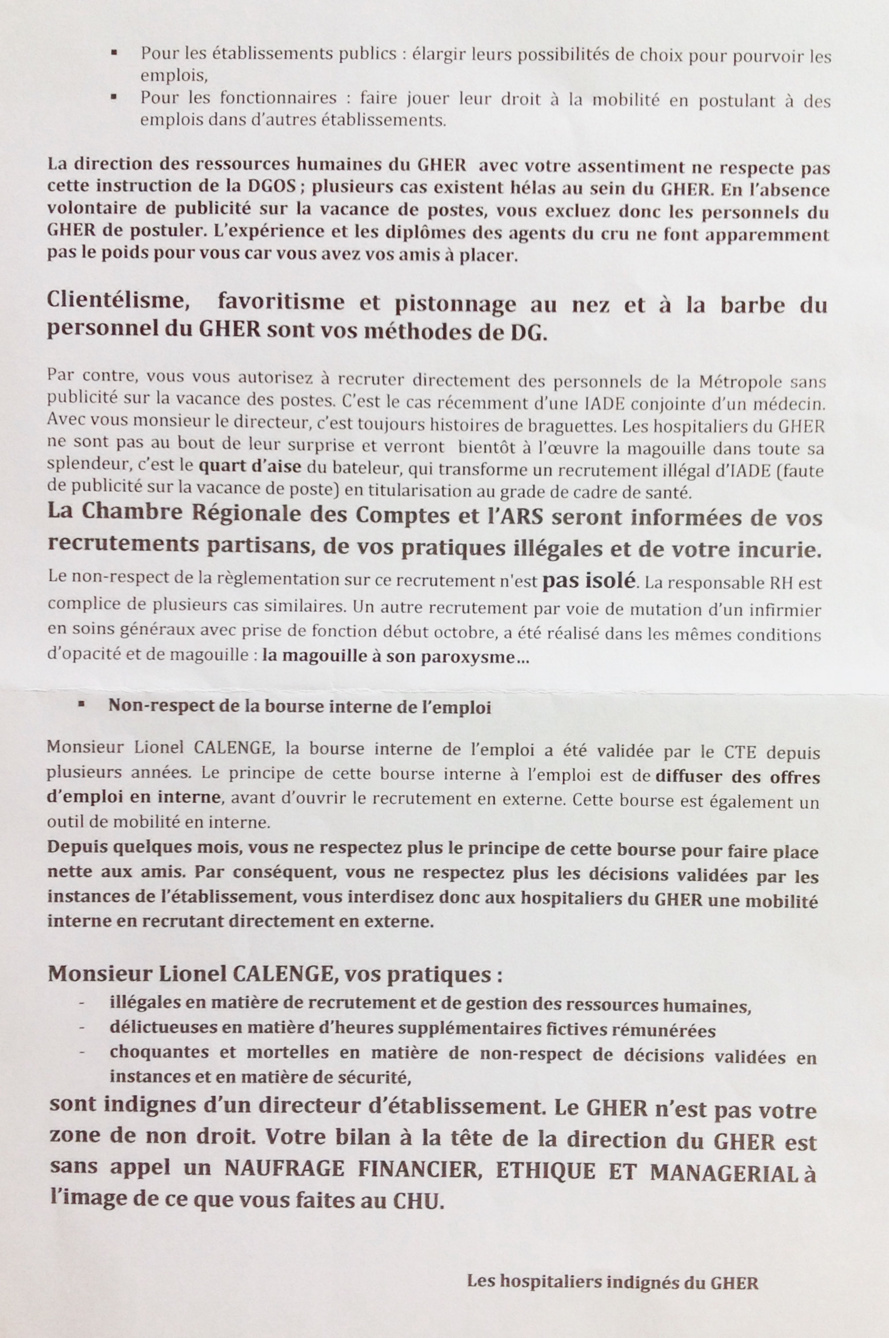 Du rififi au GHER Du rififi au GHER