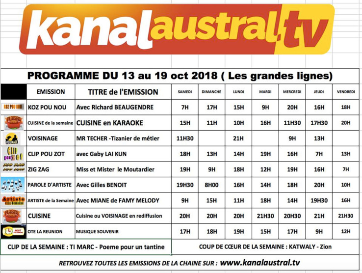 À LA TÉLÉ À LA TÉLÉ