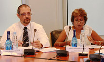 Louis-Bertrand Grondin, chargé de la formation professionnelle, a à ses côtés Patricia Kichenaman-Doxiville, responsable des lycées.