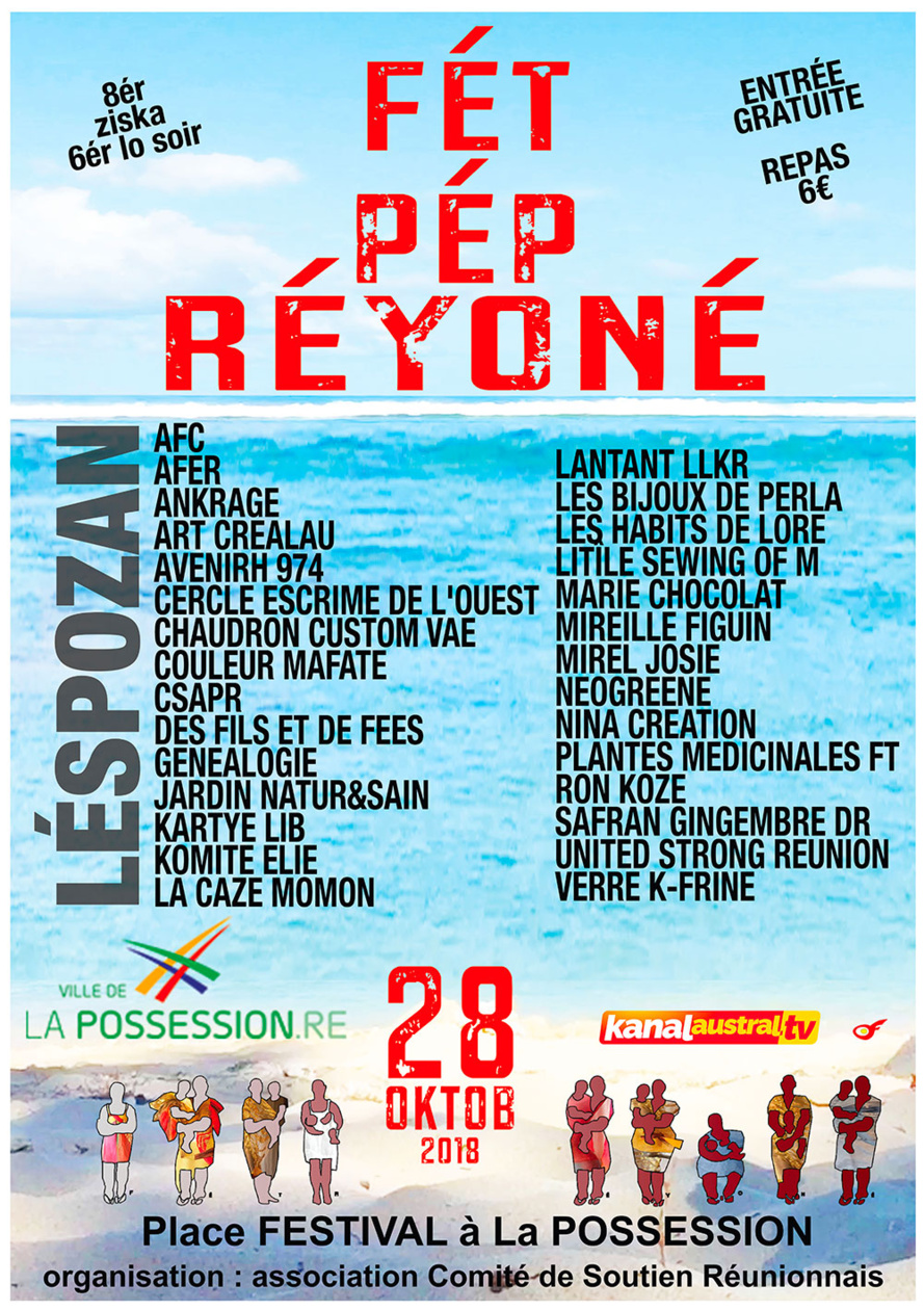 Le bann Zéspozan pou la Fét du Pép Réyoné Le bann Zéspozan pou la Fét du Pép Réyoné