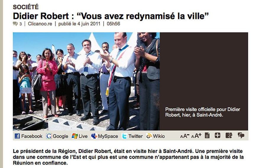 "Didier Robert est-il devenu l'allié objectif d'Eric Fruteau ?