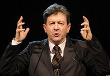 Jean Luc Mélanchon, le leader du Parti de Gauche.