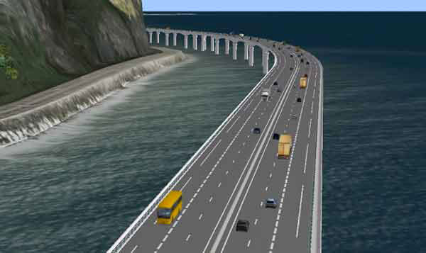 Paul Vergès propose un tunnel et un "référendum" pour la route du Littoral