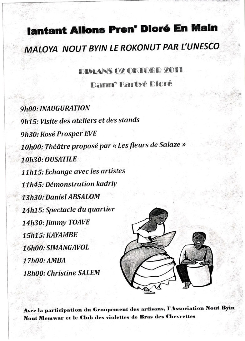 Dioré fête le maloya