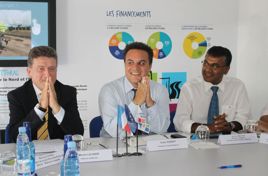Didier Robert (Région Réunion) : "8,1 emplois pour un million d'€ investis dans le secteur BTP"
