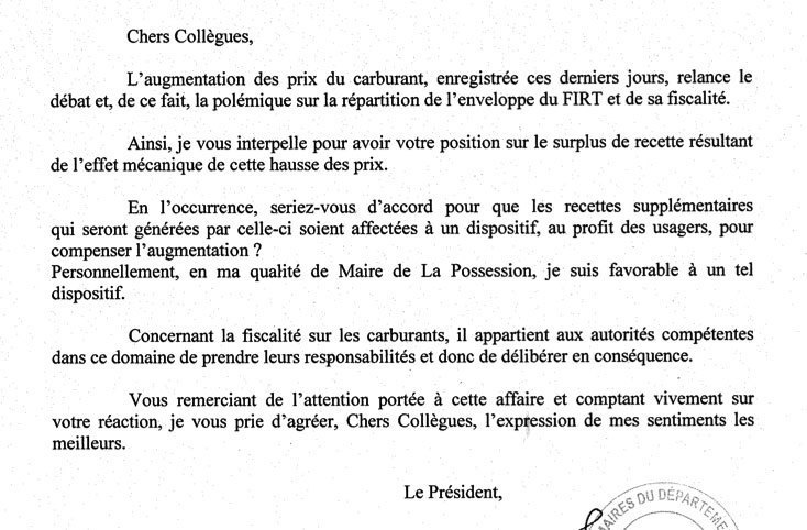 Huguette Bello propose que "le surplus de recettes soit répercuté sur la bouteille de gaz"