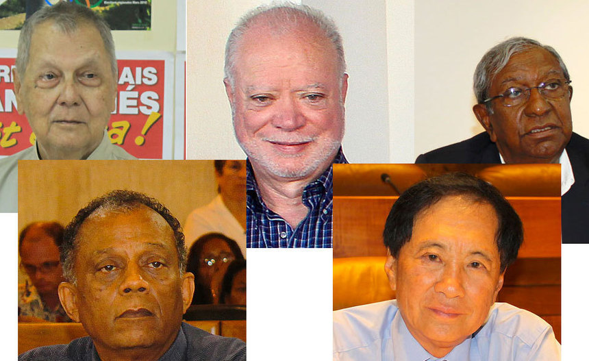 Paul Vergès, JP Virapoullé, TAK, JC Fruteau, Gilbert Annette… la "vieille" garde a encore de beaux restes