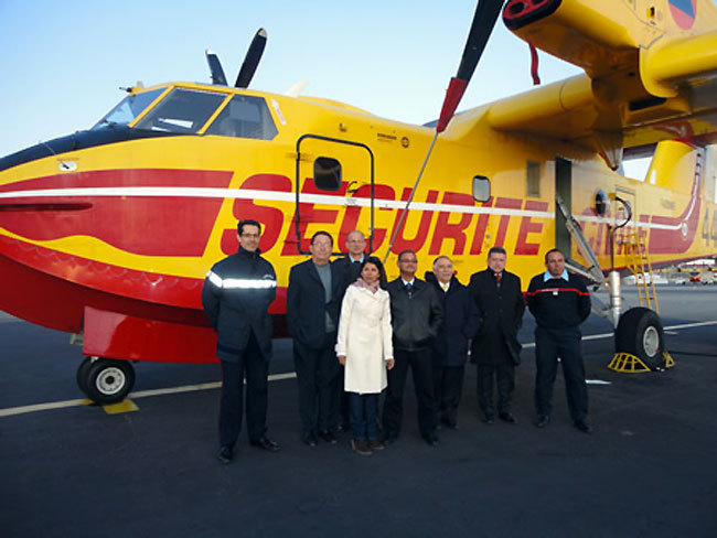 Nassimah Dindar prévoit un appareil aérien contre les incendies de forêt