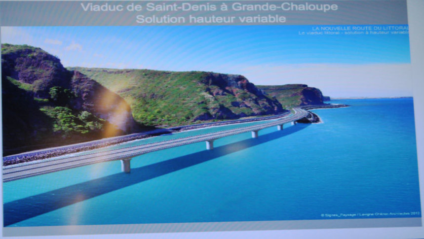 Le projet finalisé de la nouvelle route du Littoral s'élève à 1,410 milliard d'euros hors taxe