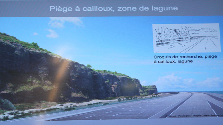 Route du Littoral : le FN974 propose de "tailler la falaise en escalier"