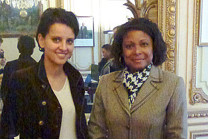 Monique Orphé rencontre Najat Vallaud-Belkacem