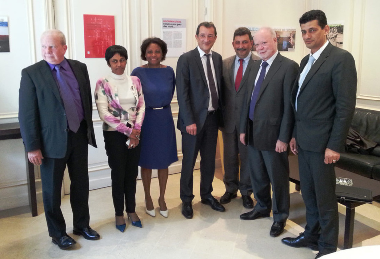 Monique Orphé a déjeuné avec le ministre délégué auprès de la ministre de l’égalité des territoires et du logement