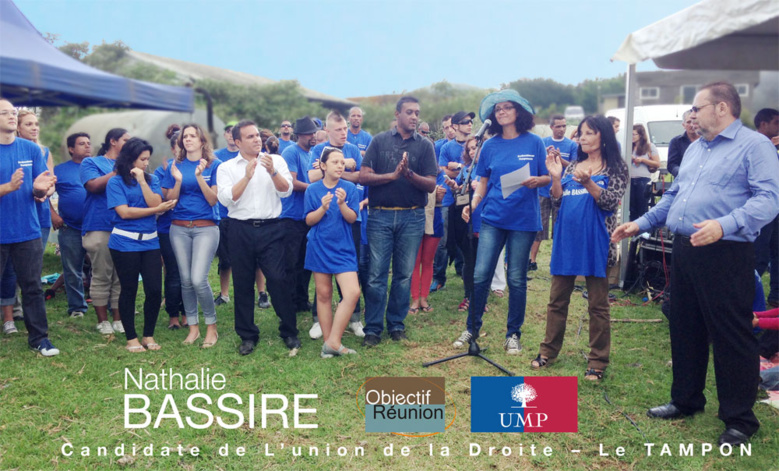 L’Union de la droite autour de Nathalie Bassire au Tampon L’Union de la droite autour de Nathalie Bassire au Tampon