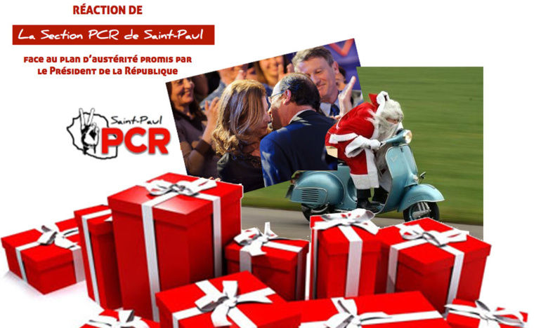 Réaction de la Section PCR de Saint-Paul face au plan d’austérité promis par le Président de la République Réaction de la Section PCR de Saint-Paul face au plan d’austérité promis par le Président de la République