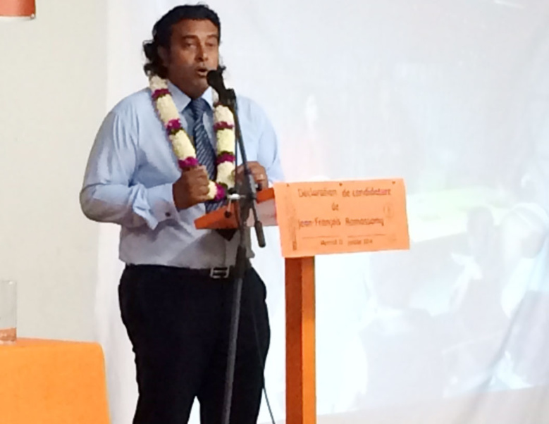 Jean-François RAMASSAMY candidat LPA à Saint-André Jean-François RAMASSAMY candidat LPA à Saint-André