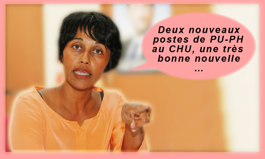 Ericka Bareigts : L'annonce de deux nouveaux postes de PU-PH au CHU : une très bonne nouvelle Ericka Bareigts : L'annonce de deux nouveaux postes de PU-PH au CHU : une très bonne nouvelle