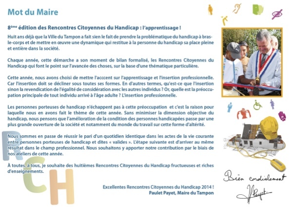 Au Tampon : Rencontres Citoyennes du Handicap