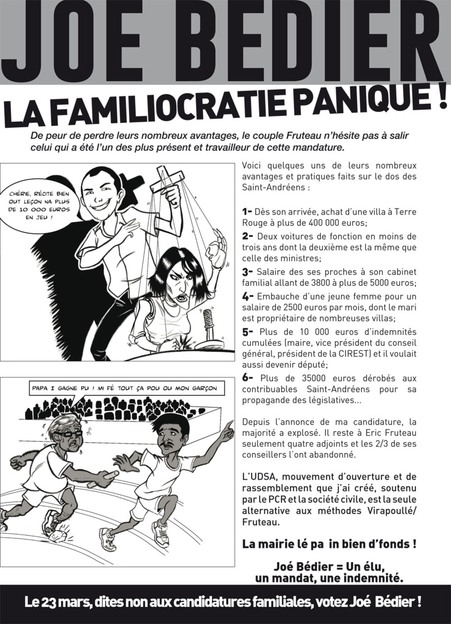 Joé Bédier : Le candidat qui ne manque pas d'humour