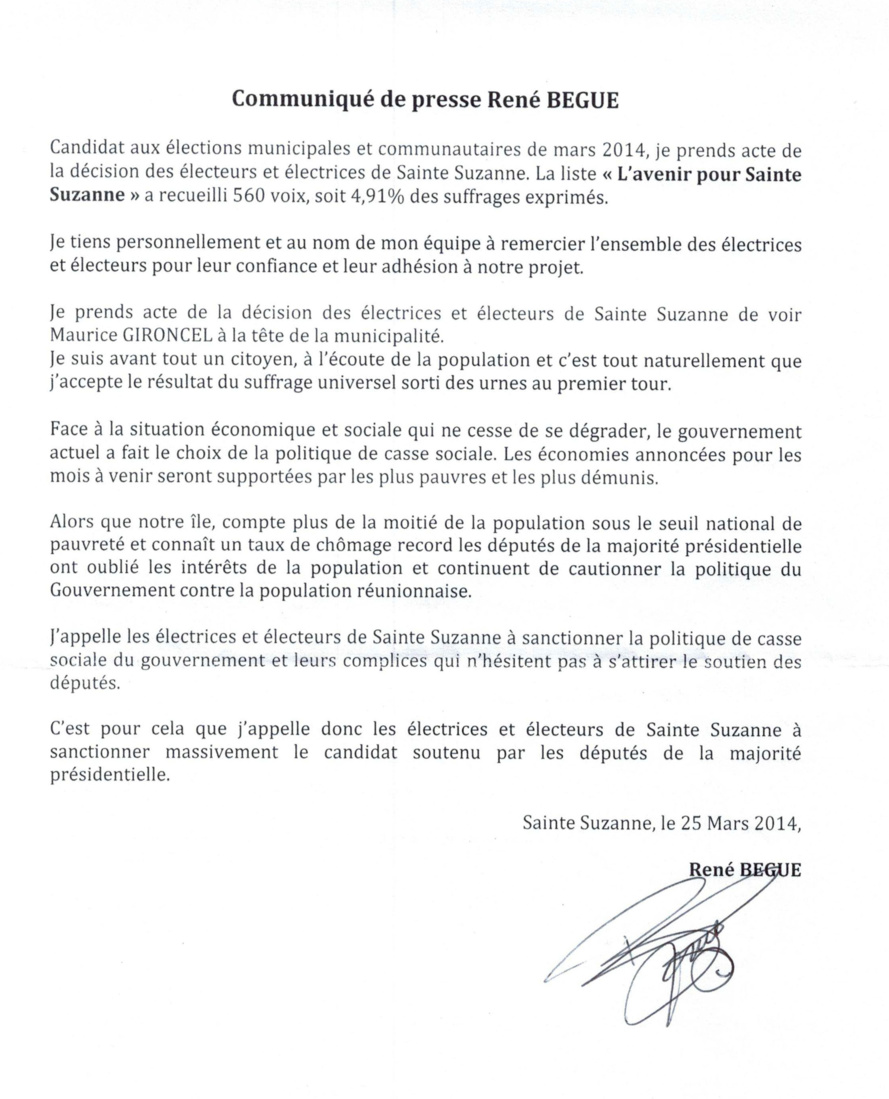 René Bégue : Ni oui, ni non