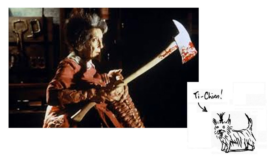 Le tiChien et la vieille sorcière Le tiChien et la vieille sorcière