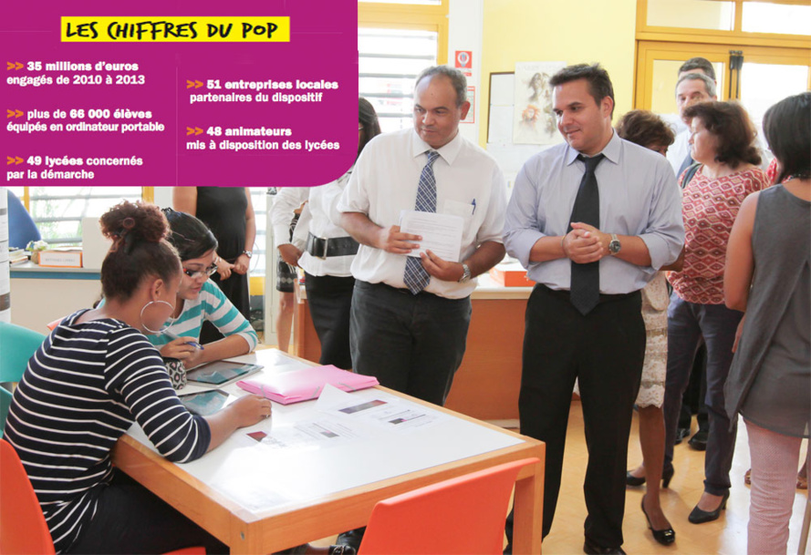Région Réunion : Le POP et la réduction de la fracture numérique Région Réunion : Le POP et la réduction de la fracture numérique