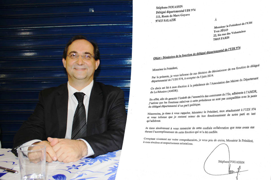 Stéphane Fouassin démissionne Stéphane Fouassin démissionne