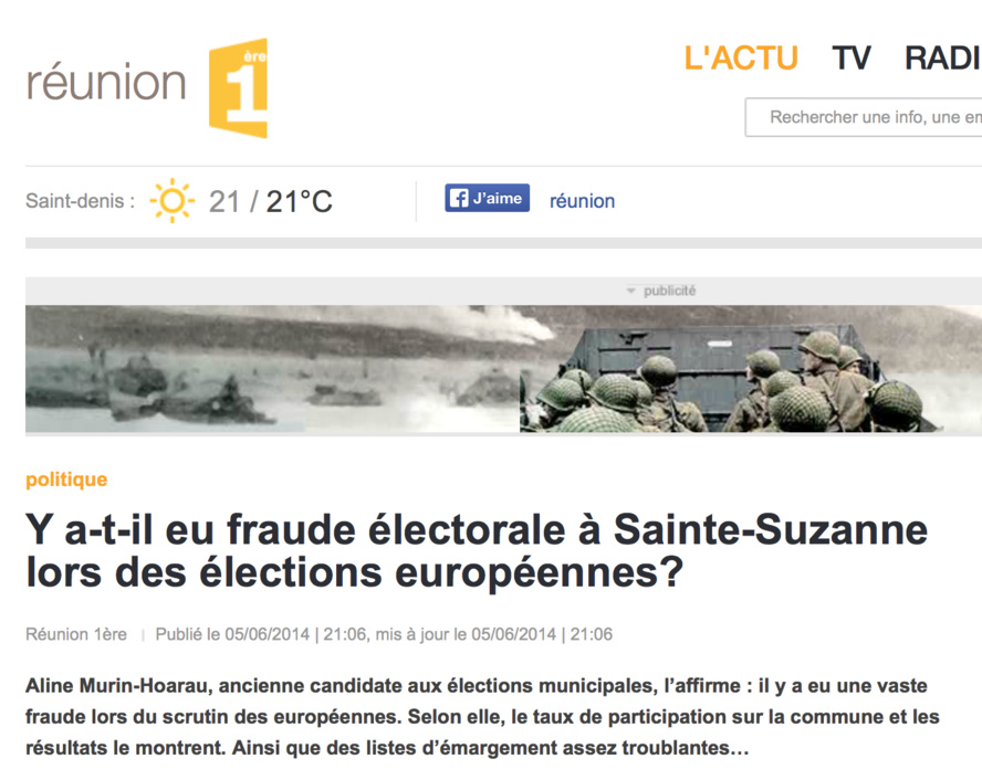 Fraude dans l'Est : Réunion Première en parle