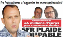 SFR, condamné à 46 Millions € d'amende pour prix abusifs mais fait un chèque de 5.000 € à la recherche et nous assure que nous n'aurons pas d'augmentation sur notre facture. Cherchez les pigeons ?! SFR, condamné à 46 Millions € d'amende pour prix abusifs mais fait un chèque de 5.000 € à la recherche et nous assure que nous n'aurons pas d'augmentation sur notre facture. Cherchez les pigeons ?!